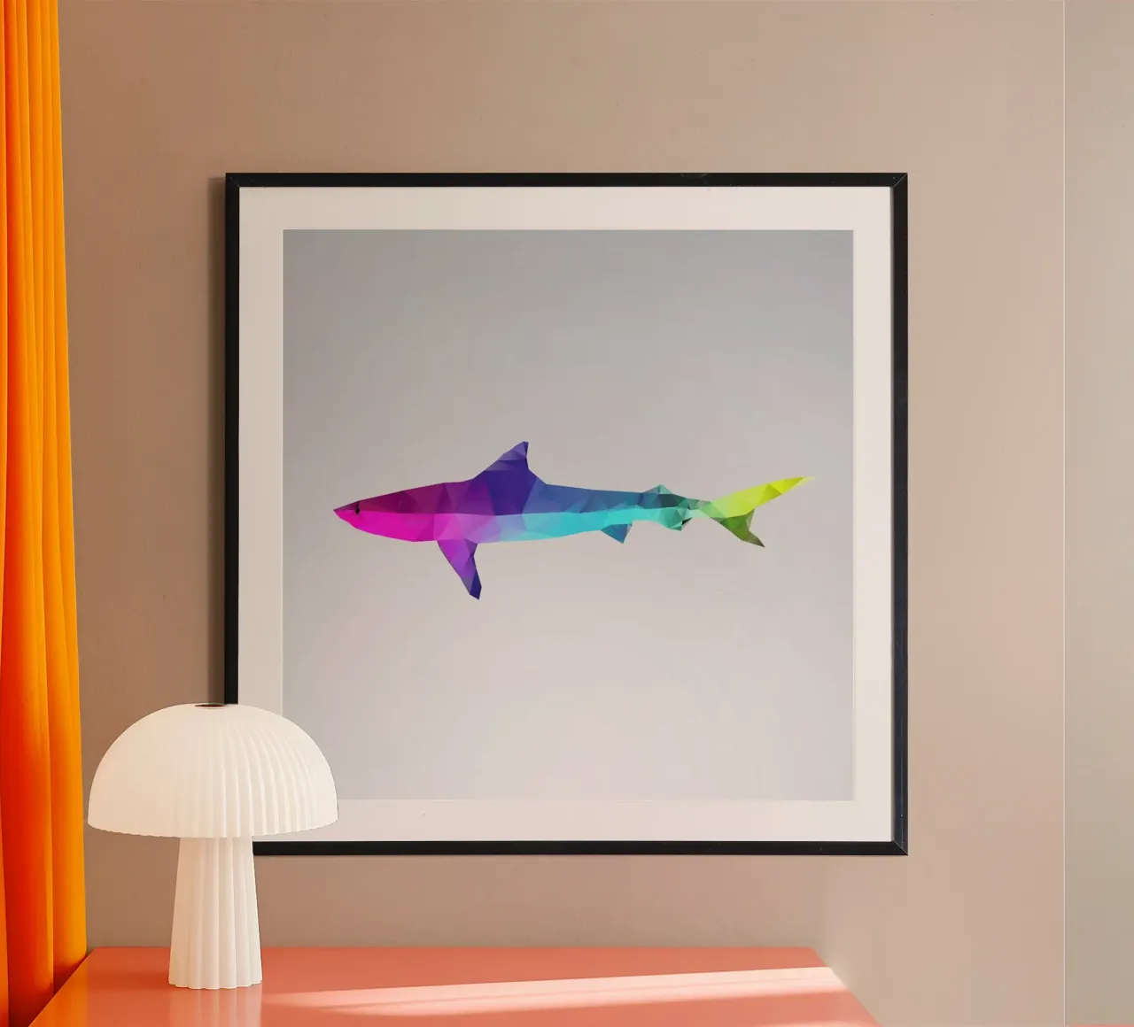 Glass Animals - Shark poster con telaio in legno da Three Of The Possessed