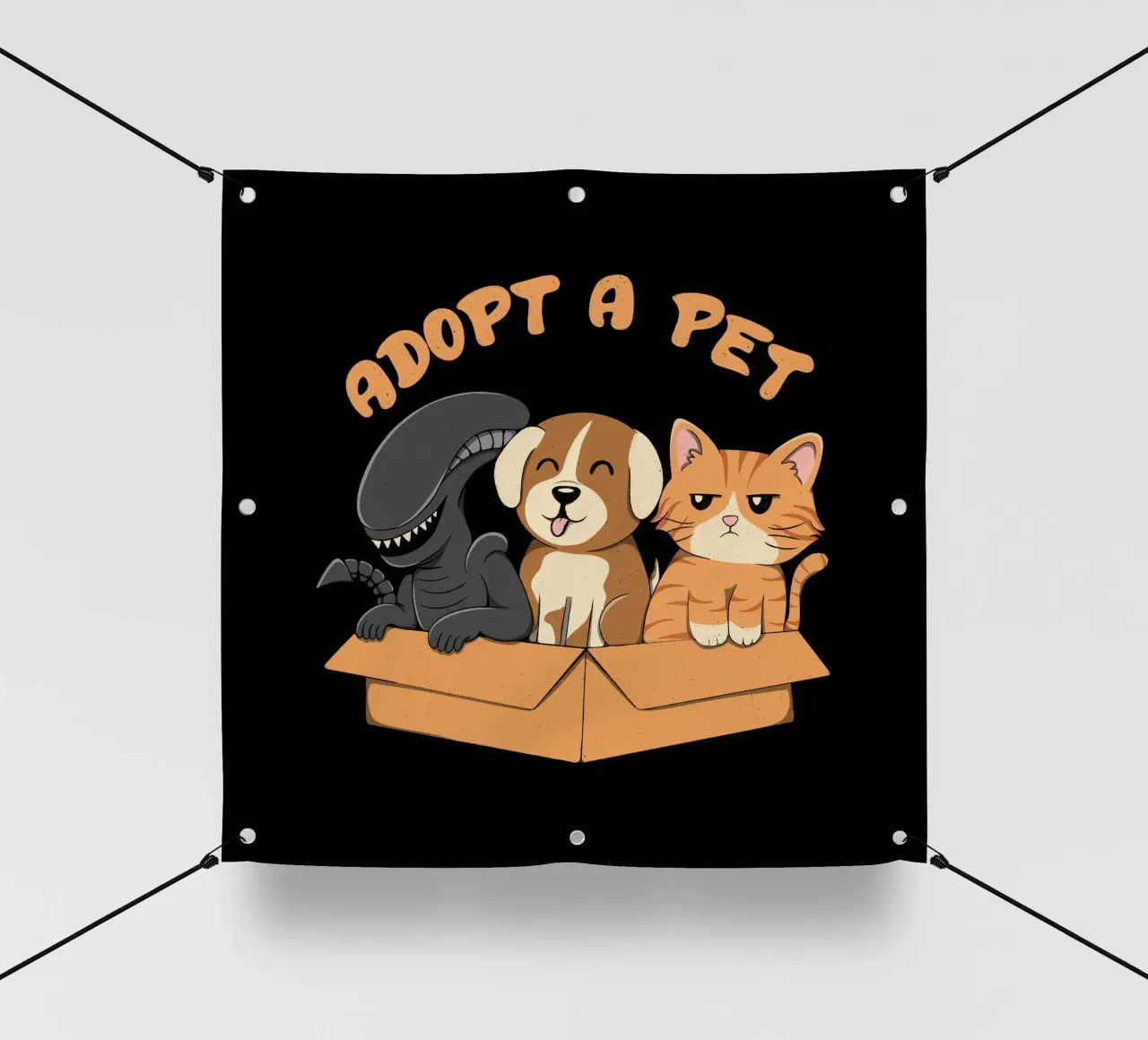 Adotta un animale domestico - Xenomorfo telo in pvc da Loobs