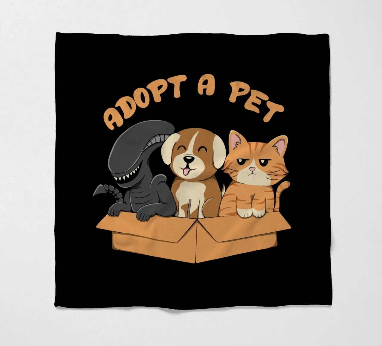 Adotta un animale domestico - Xenomorfo coperta in pile da Loobs