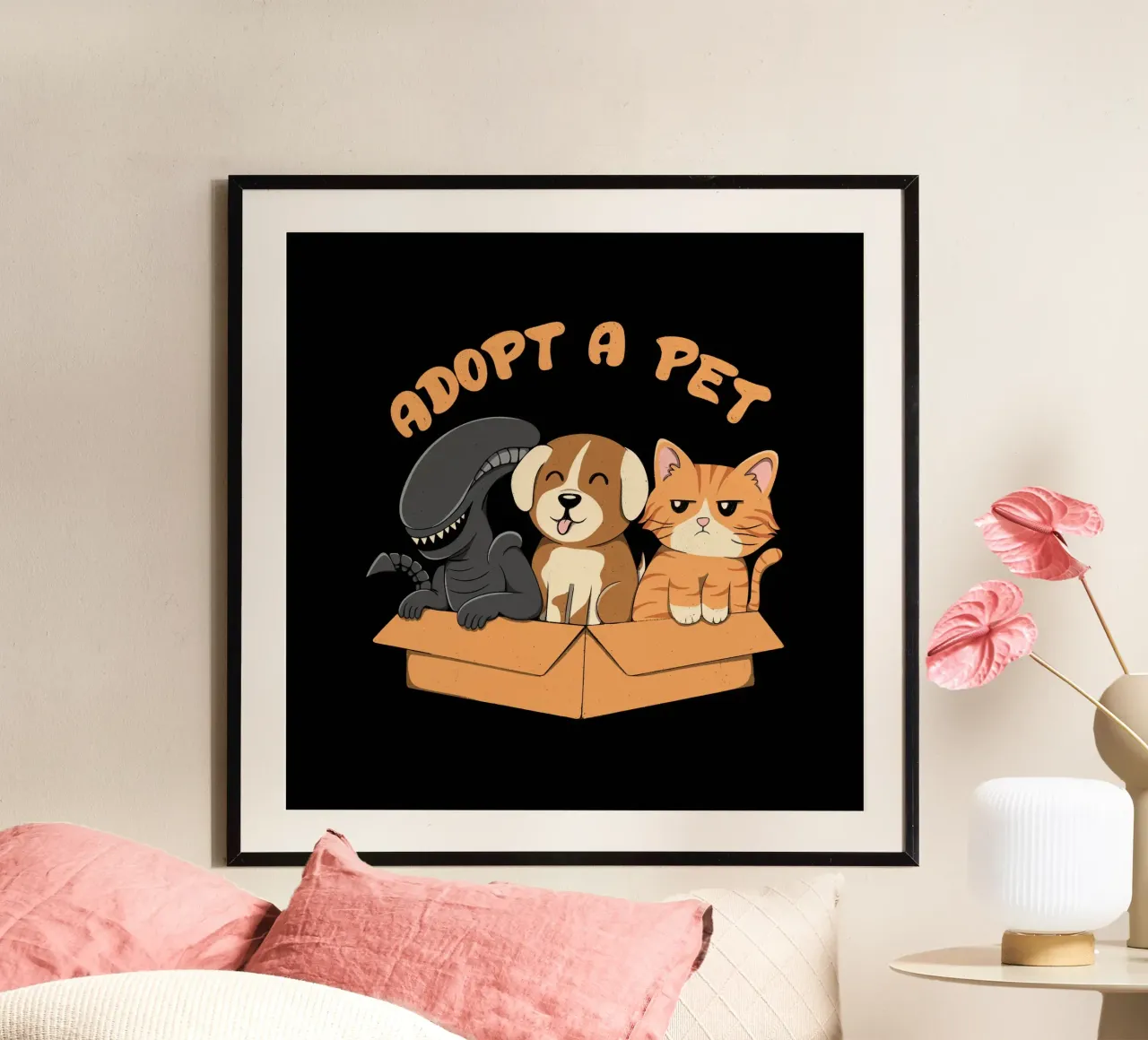 Adotta un animale domestico - Xenomorfo poster da Loobs