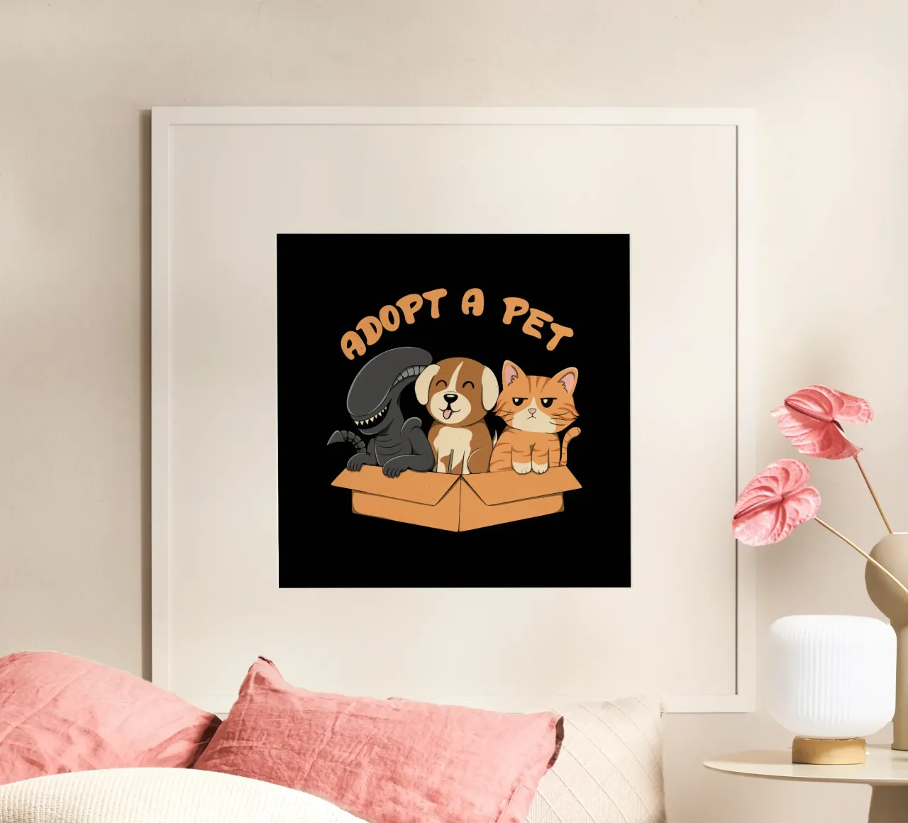 Adotta un animale domestico - Xenomorfo carta hahnemühle da Loobs