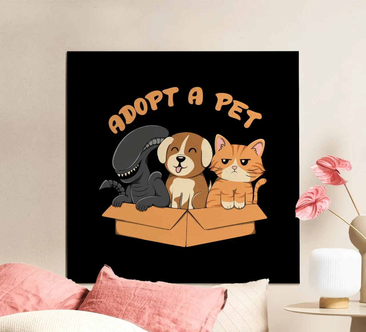 Adotta un animale domestico - Xenomorfo carta hahnemühle da Loobs