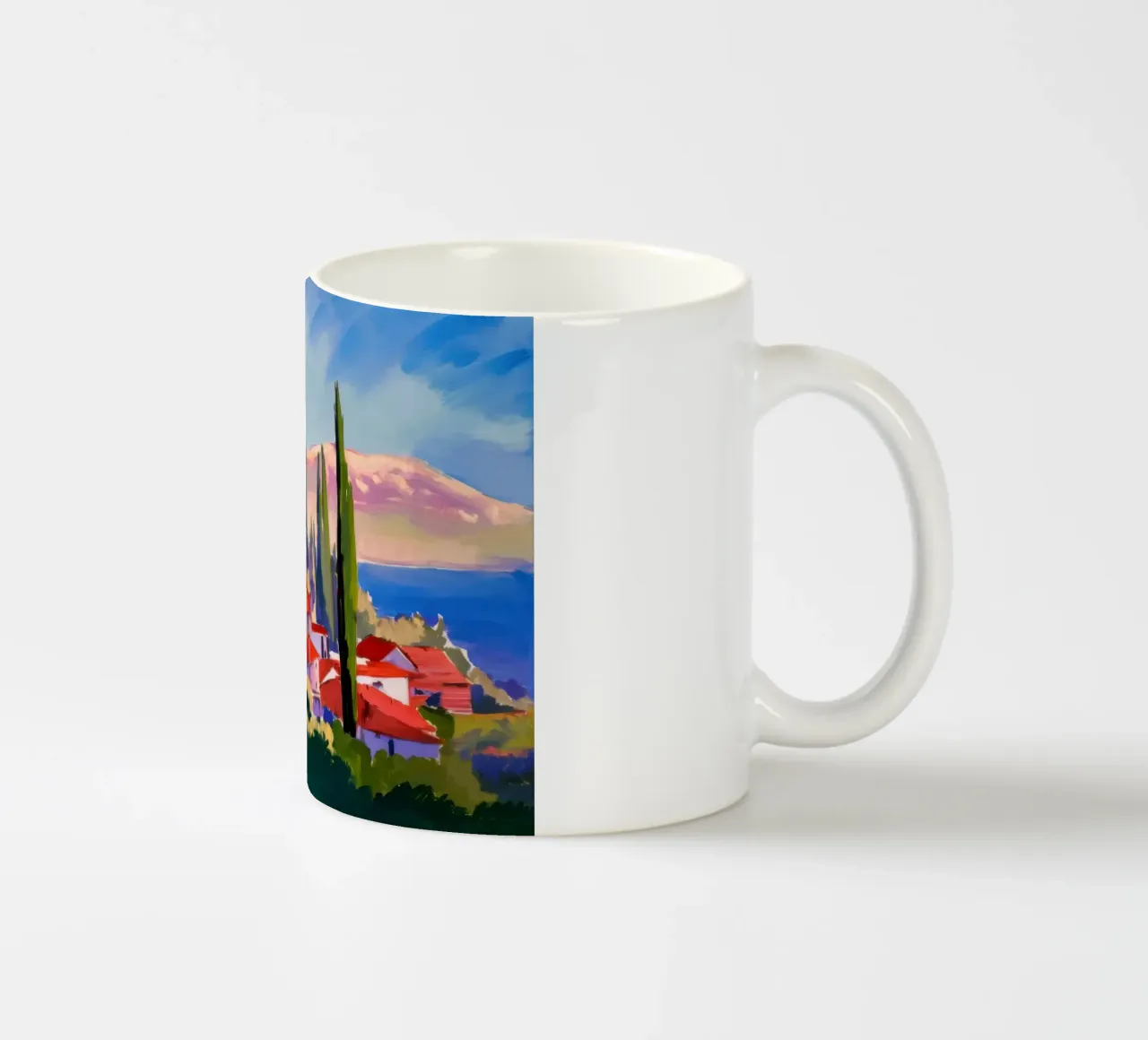 Paradiso dei cipressi costieri tazza in ceramica da Angkasa Mist