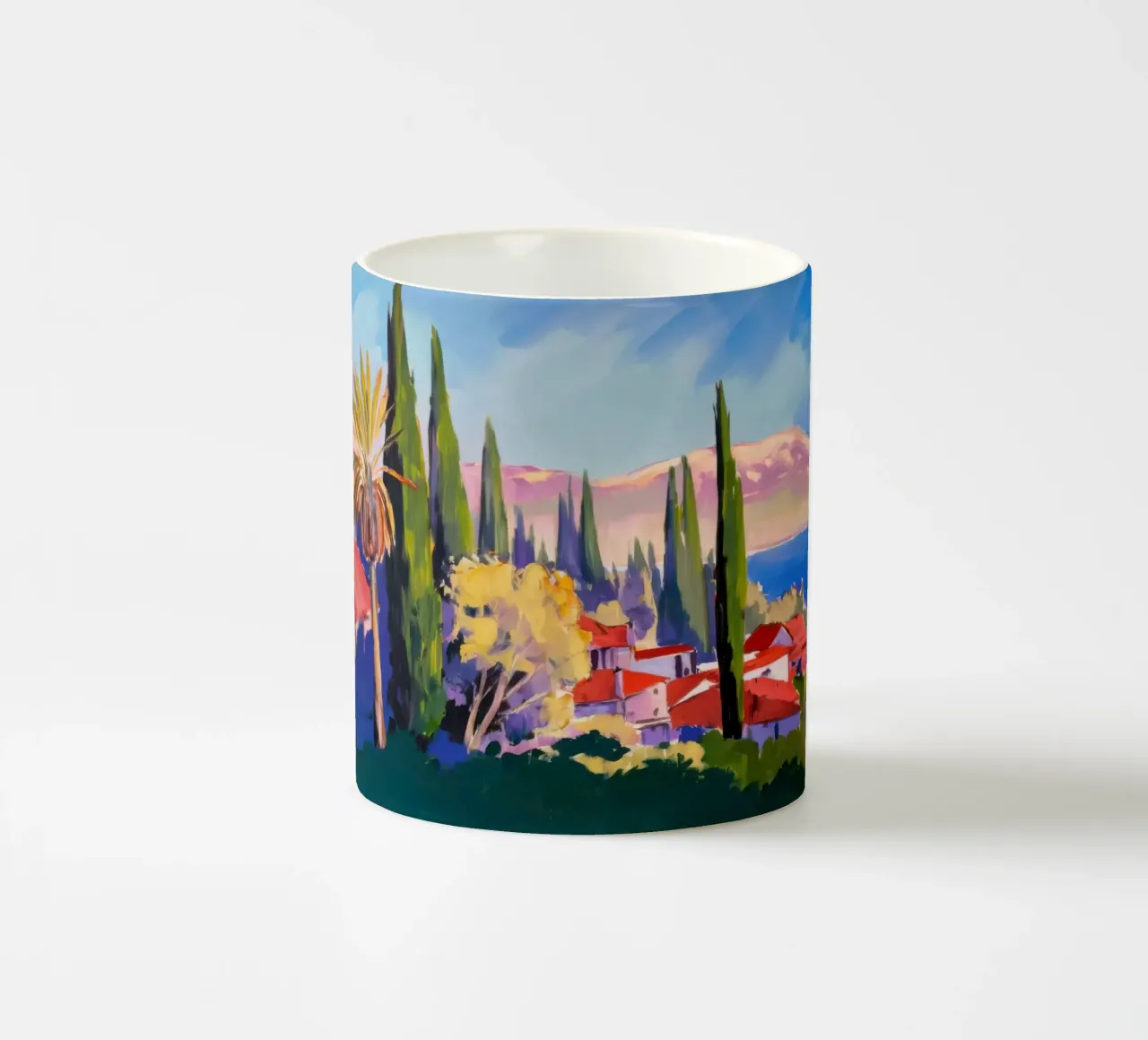 Paradiso dei cipressi costieri tazza in ceramica da Angkasa Mist
