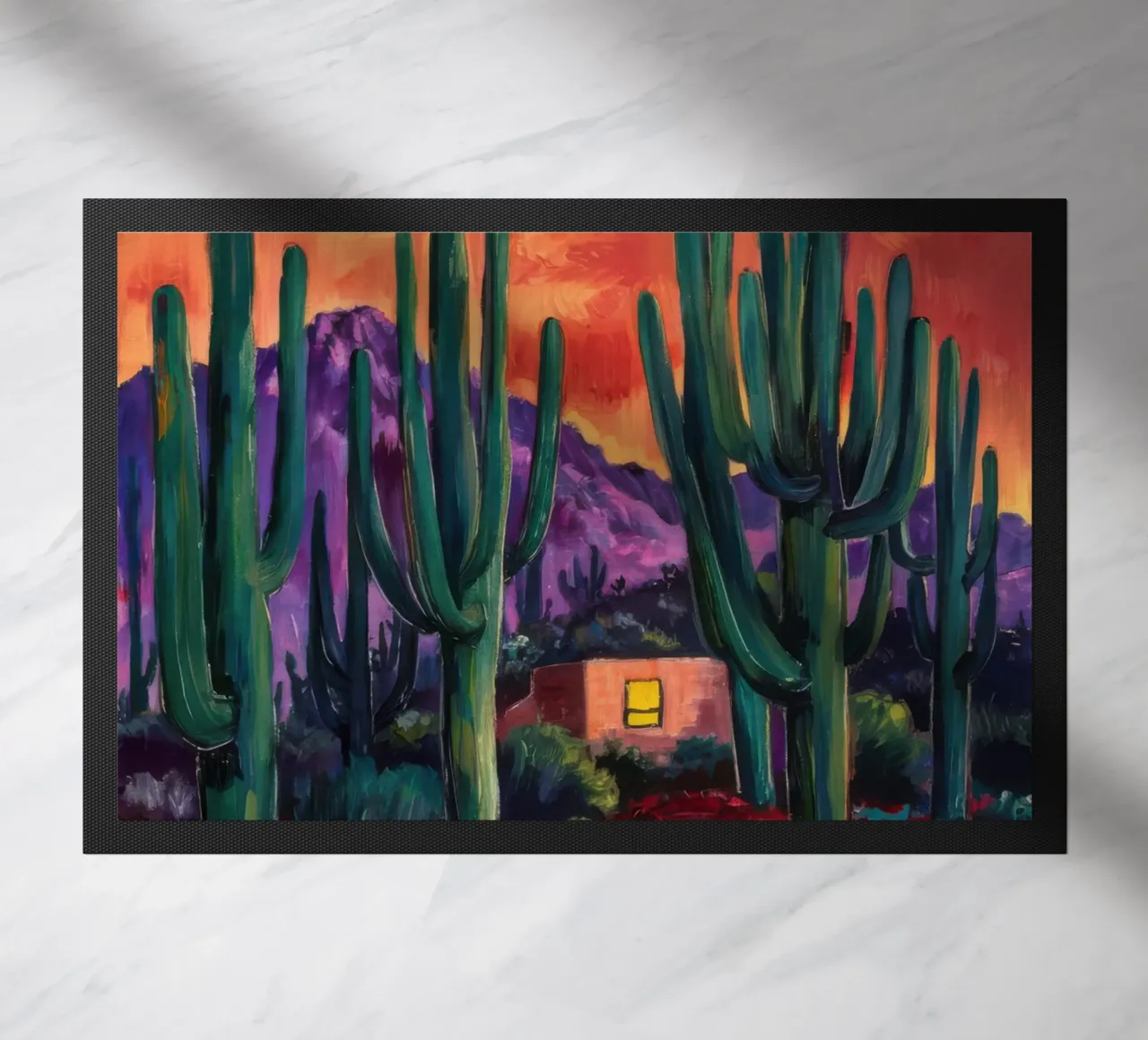 Notturno di cactus cremisi zerbino da Angkasa Mist