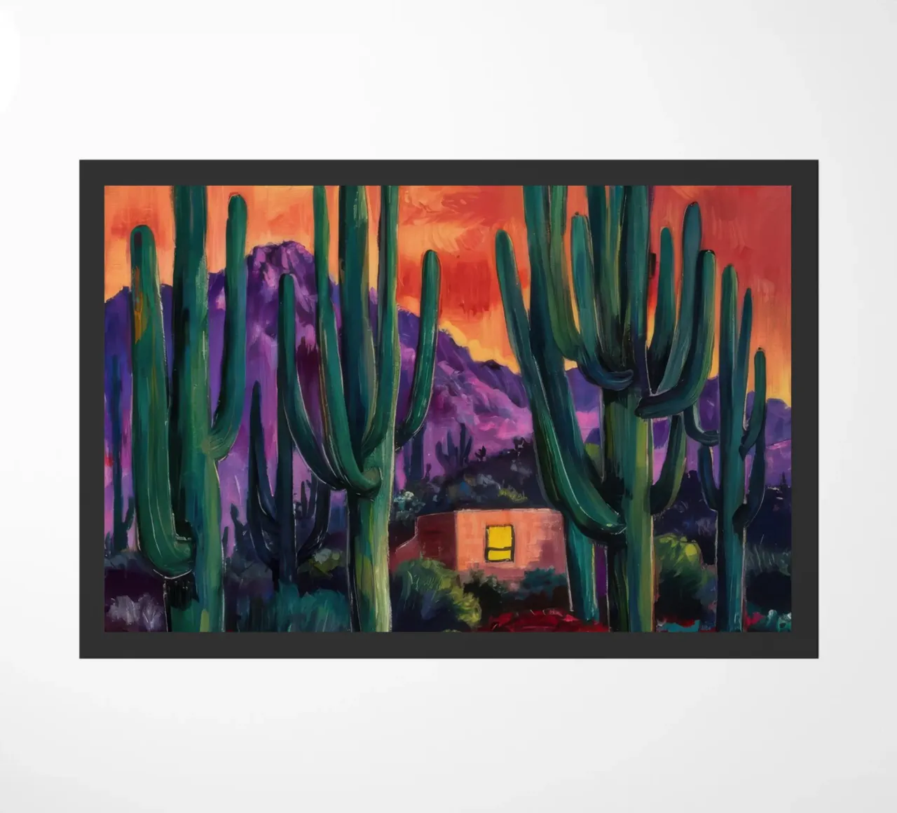 Notturno di cactus cremisi zerbino da Angkasa Mist