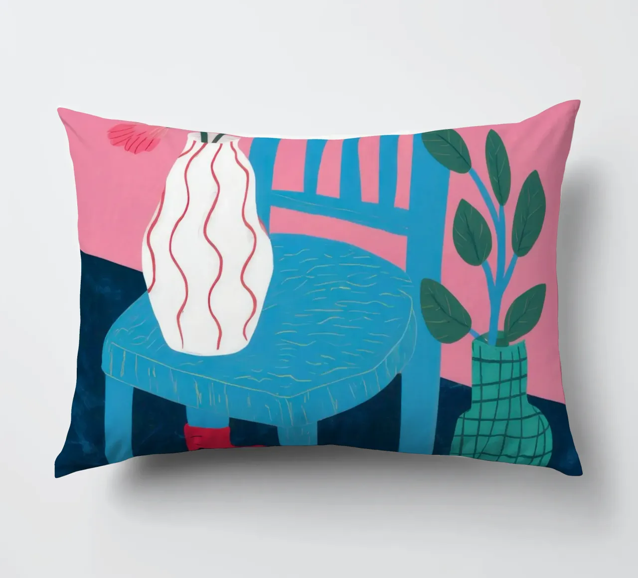 Sedia botanica Stillness cuscino da Sky Velour