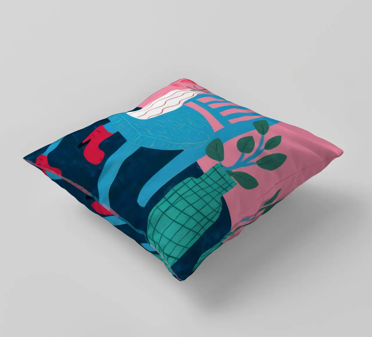 Sedia botanica Stillness cuscino da Sky Velour