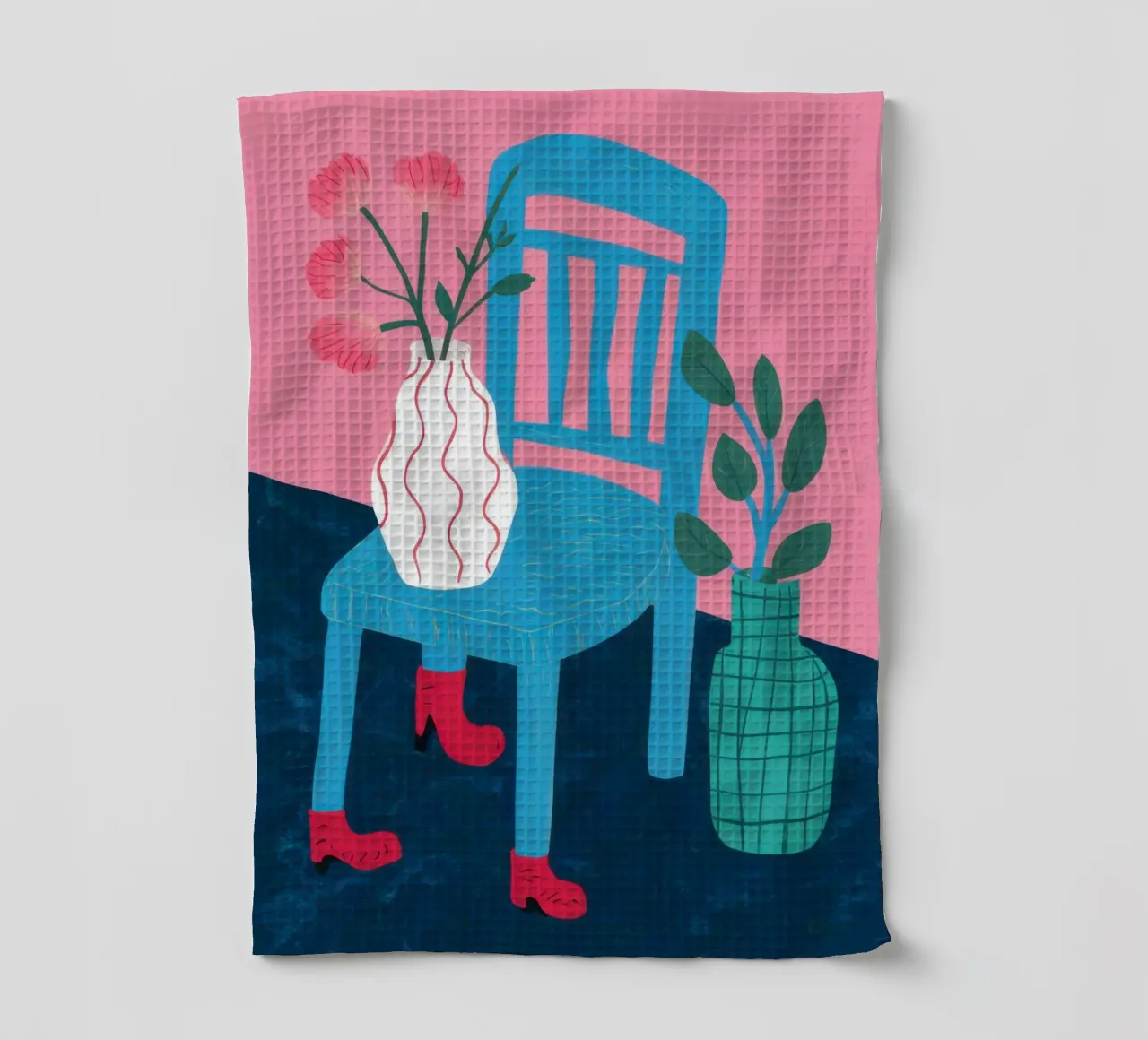 Sedia botanica Stillness canovaccio da cucina da Sky Velour