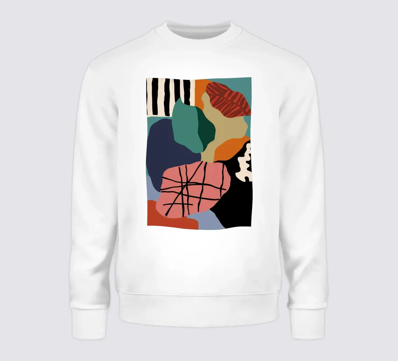 Composición abstracta Noire sudadera de Sky Velour