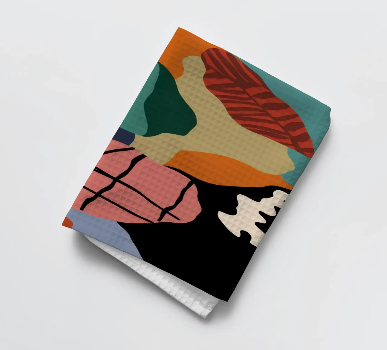 Composizione astratta Noire canovaccio da cucina da Sky Velour