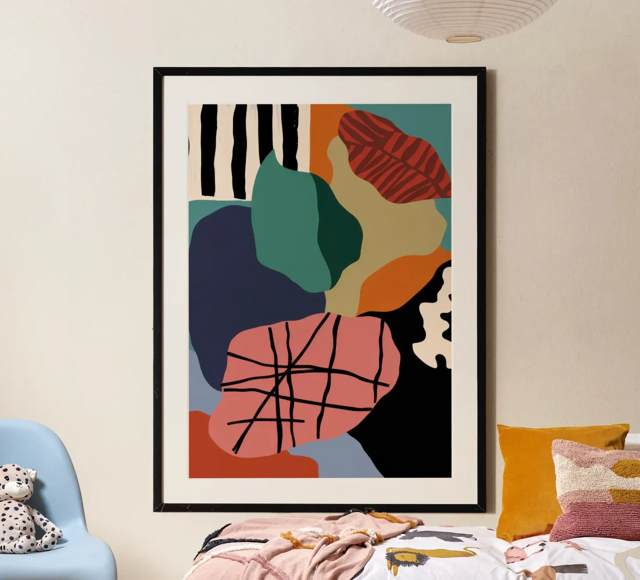 Composizione astratta Noire carta hahnemühle da Sky Velour