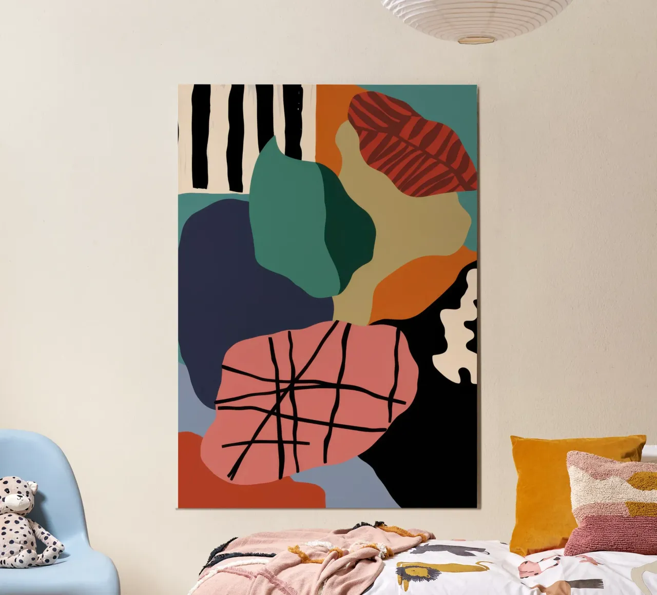 Composizione astratta Noire carta hahnemühle da Sky Velour