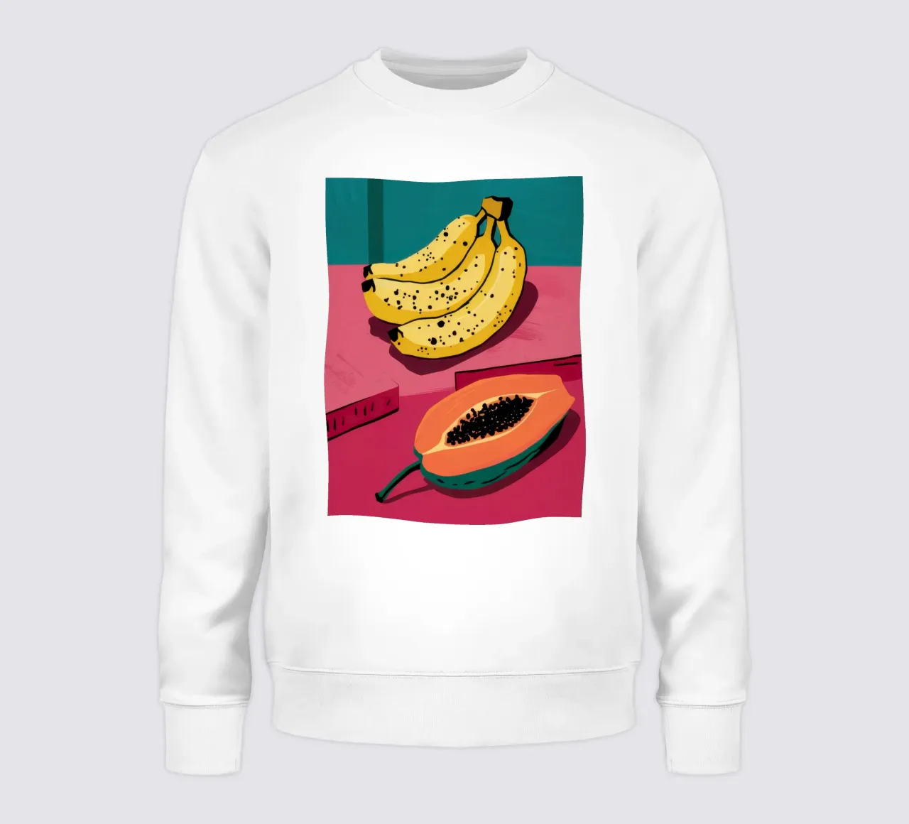 Piatto di frutta Pop Art felpa da Sky Velour