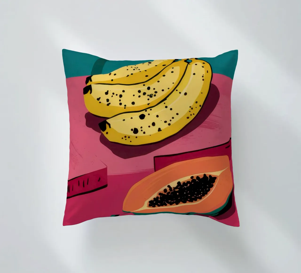 Piatto di frutta Pop Art cuscino da Sky Velour