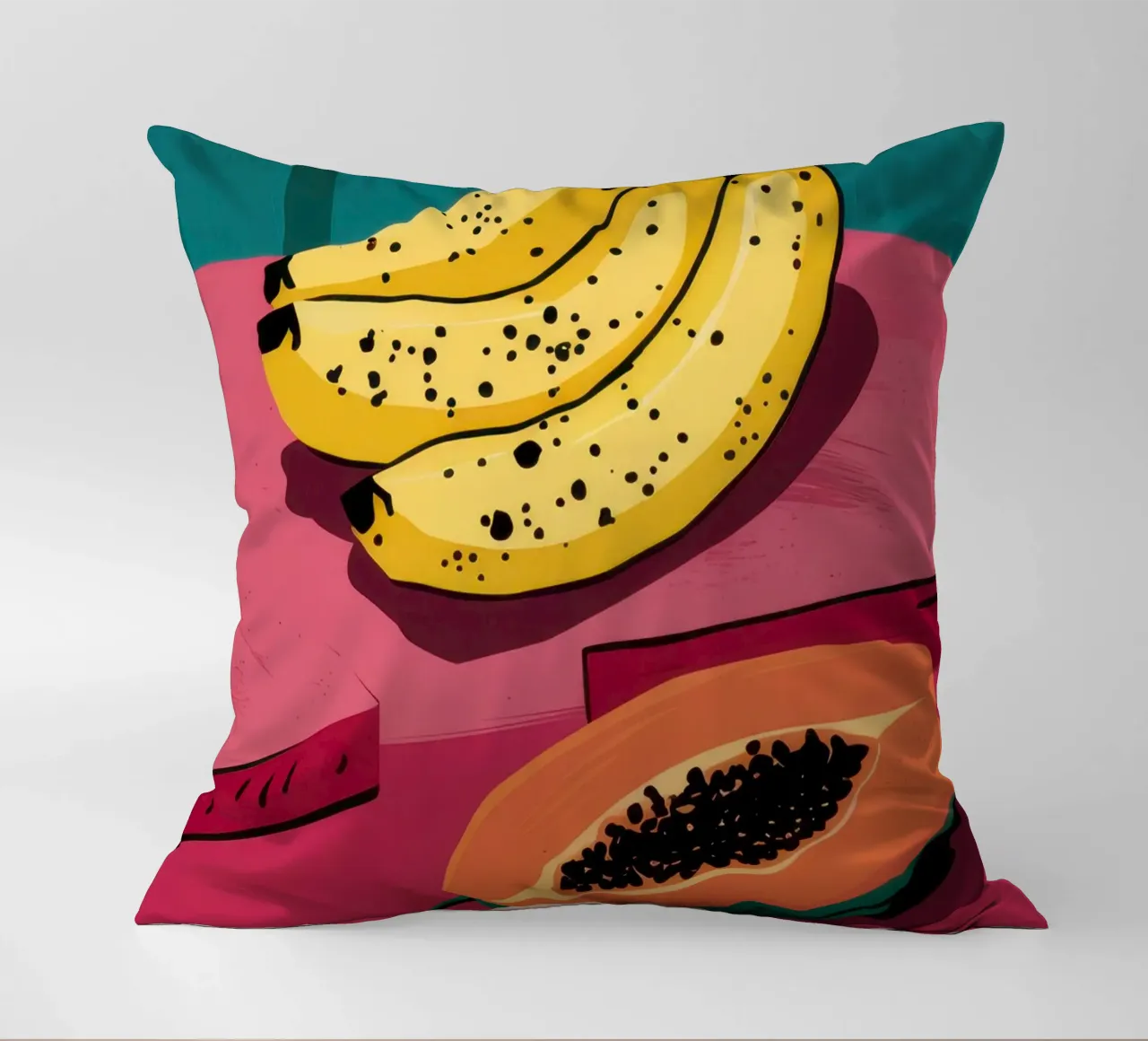 Piatto di frutta Pop Art cuscino da Sky Velour