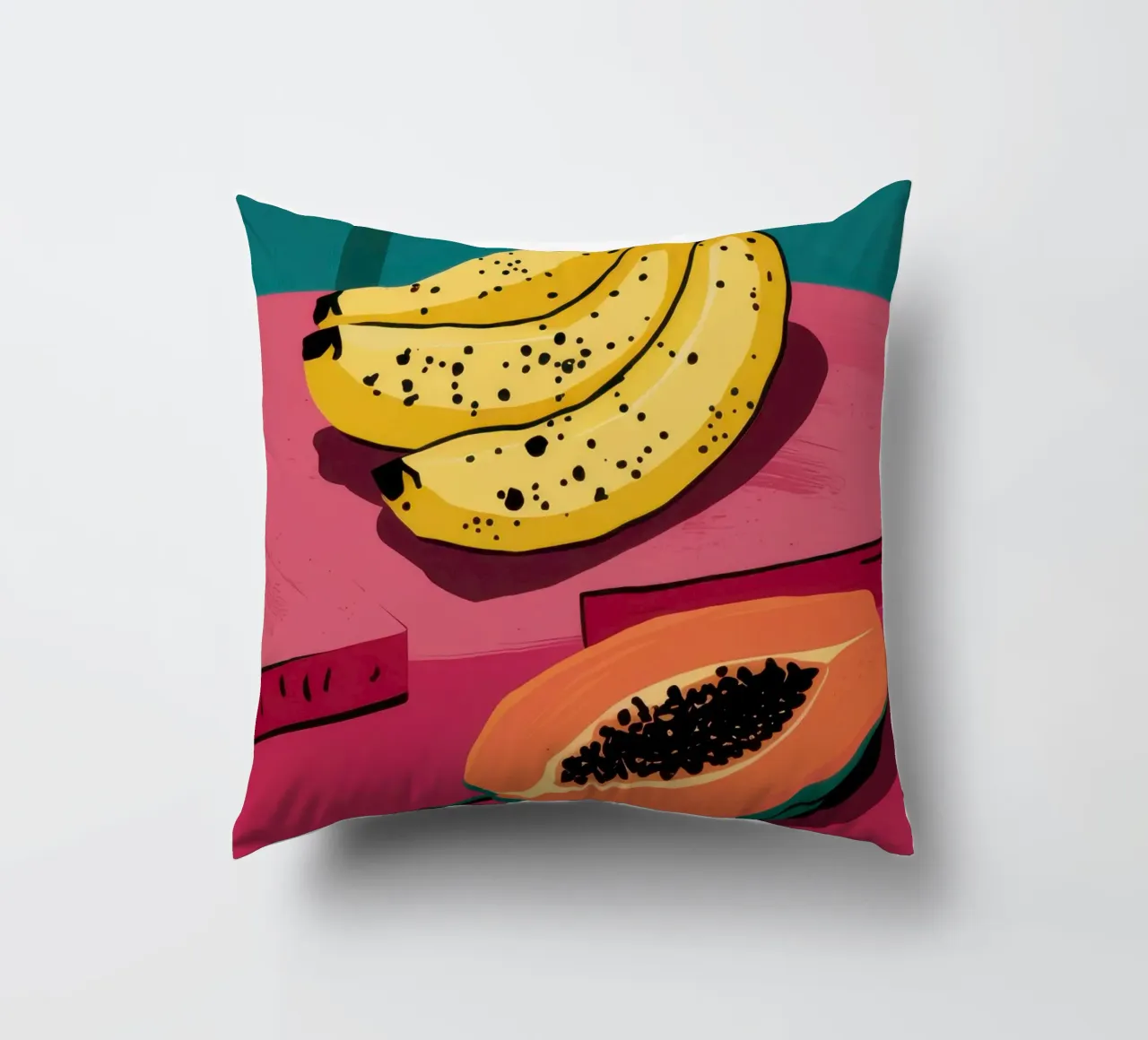 Piatto di frutta Pop Art cuscino da Sky Velour
