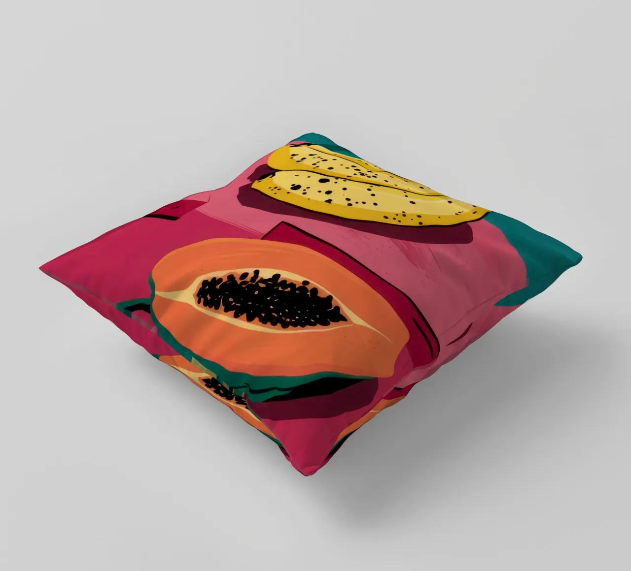 Piatto di frutta Pop Art cuscino da Sky Velour