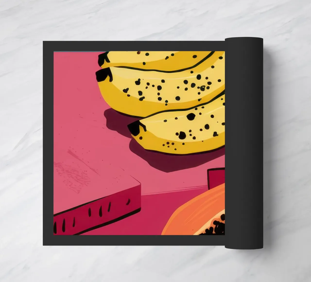 Piatto di frutta Pop Art zerbino da Sky Velour