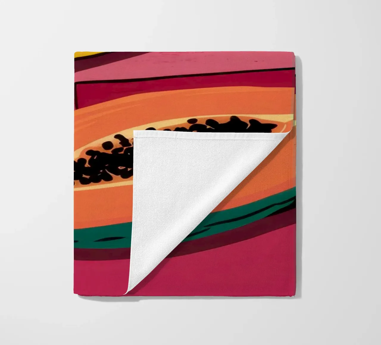 Piatto di frutta Pop Art telo mare da Sky Velour