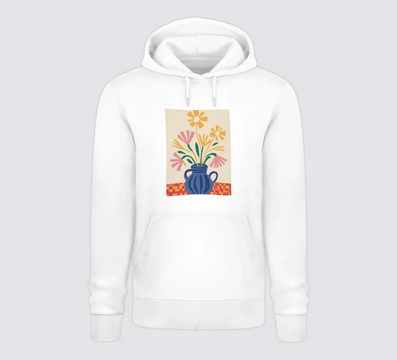 Semplice gioia floreale felpa con cappuccio da Sky Velour