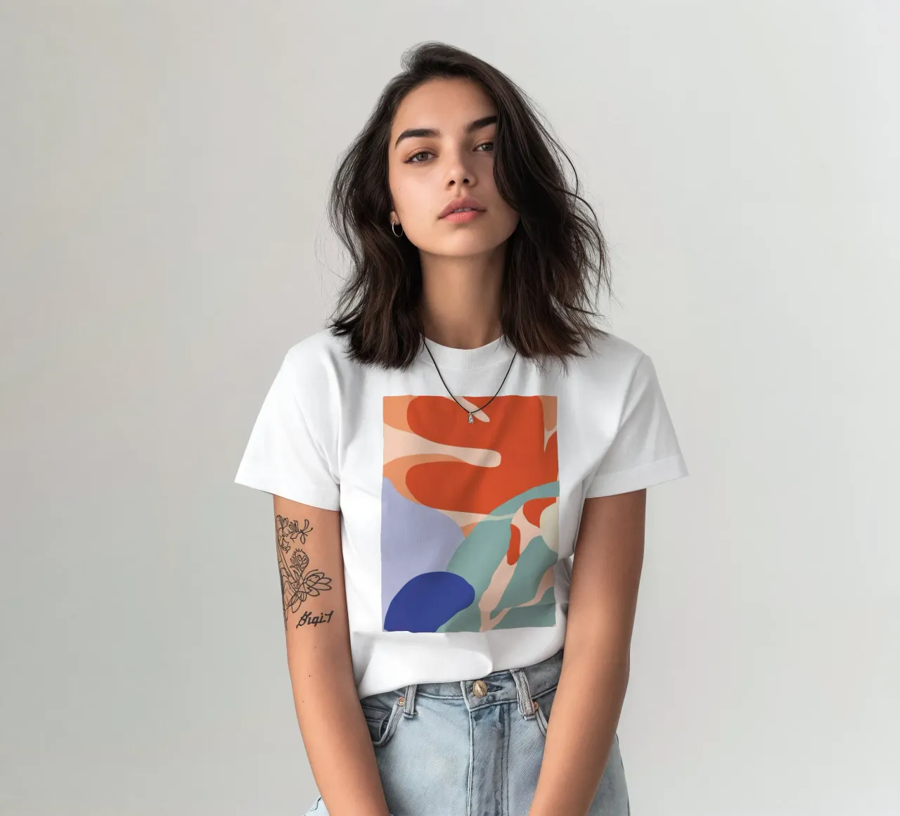 Gioco di forme primario t-shirt da Sky Velour
