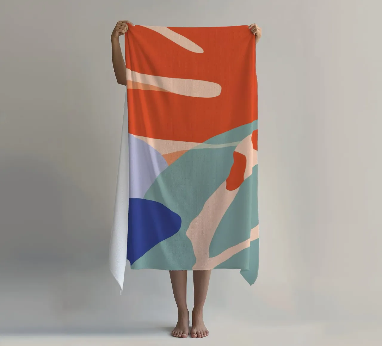 Gioco di forme primario telo mare da Sky Velour