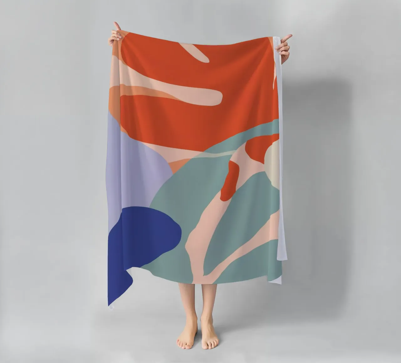 Gioco di forme primario telo mare da Sky Velour