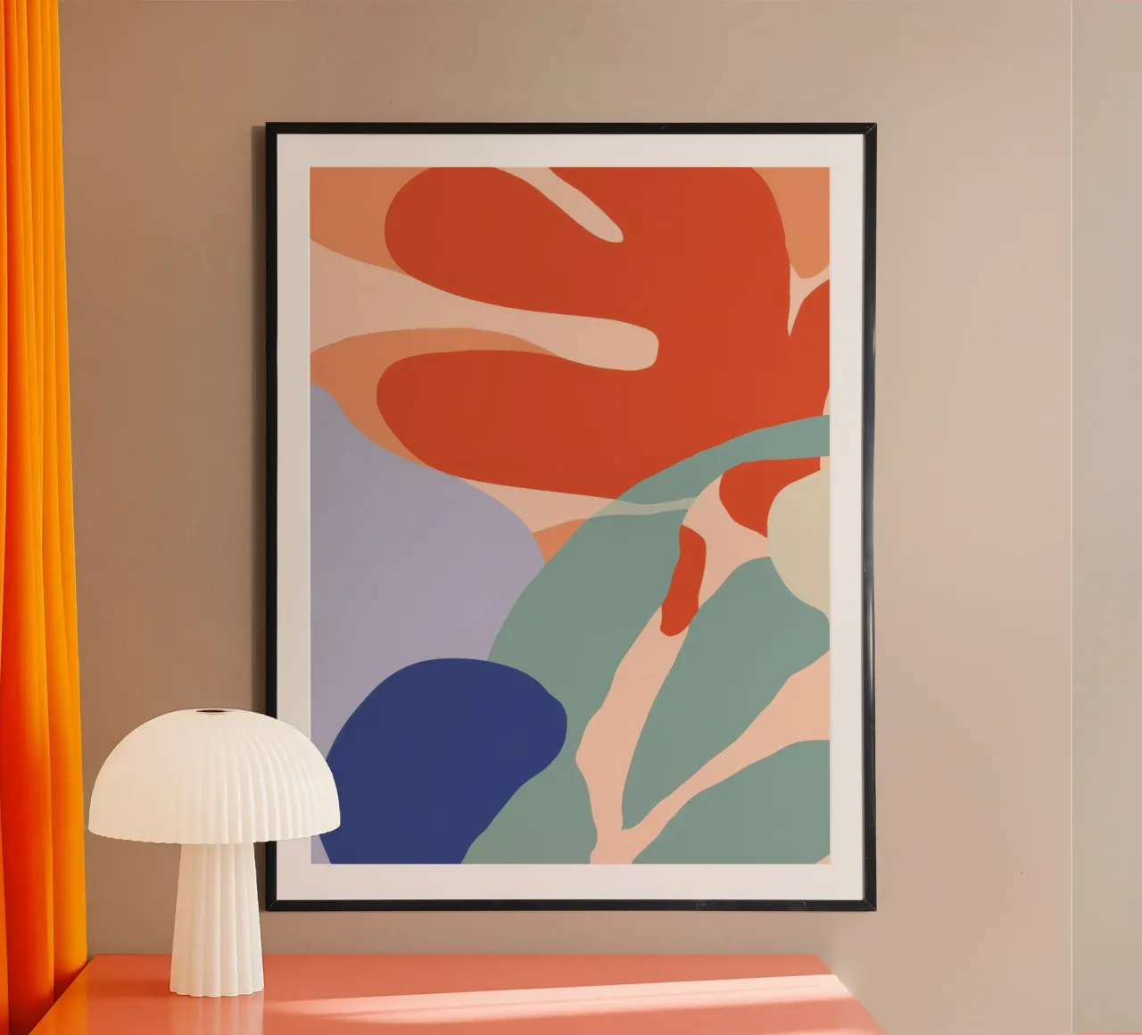 Primair vormenspel poster van Sky Velour