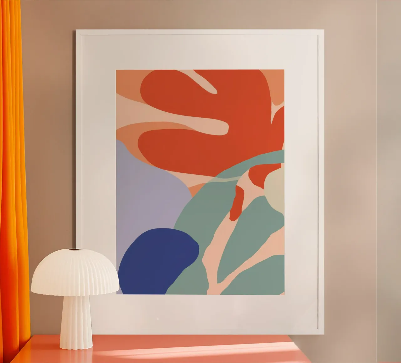 Primair vormenspel poster van Sky Velour