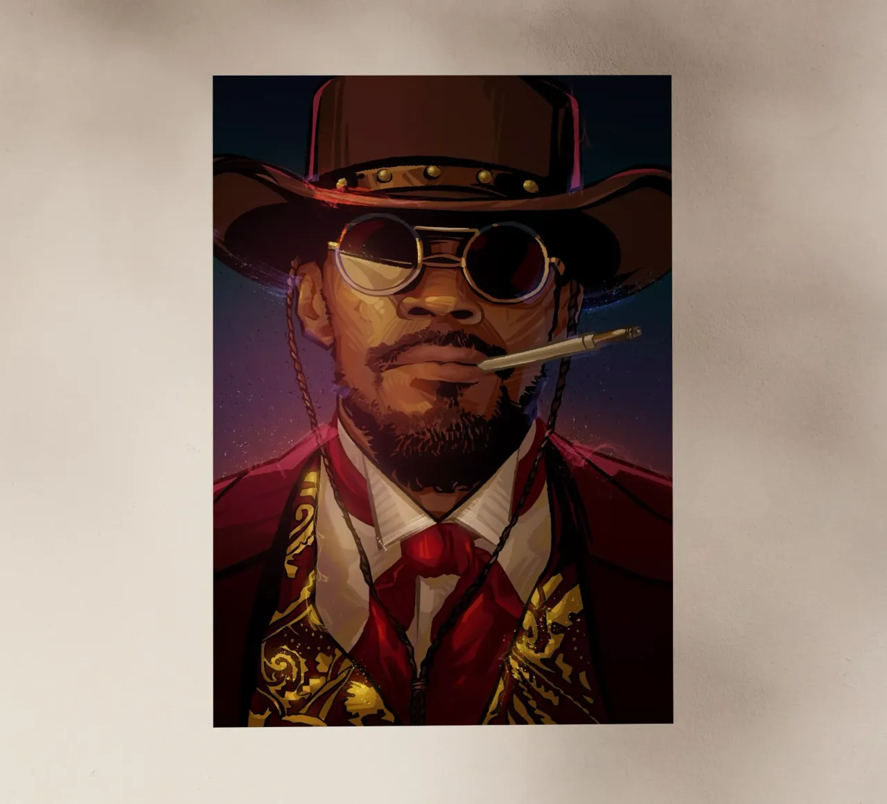 Django Unchained pellicola backlit da nabakumov