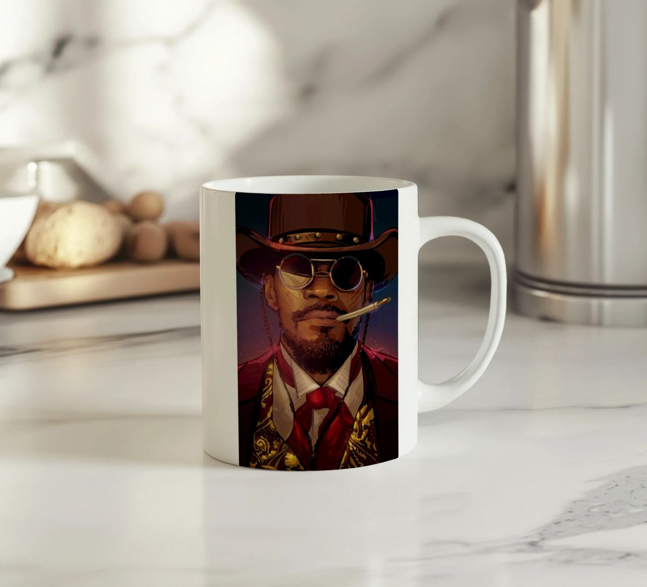 Django Unchained tazza in ceramica da nabakumov