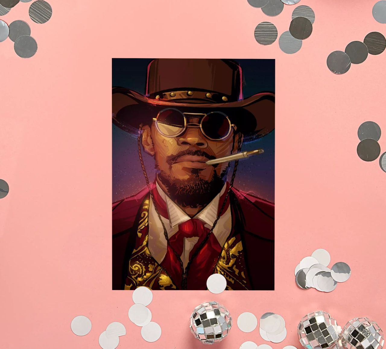 Django Unchained adesivo da nabakumov
