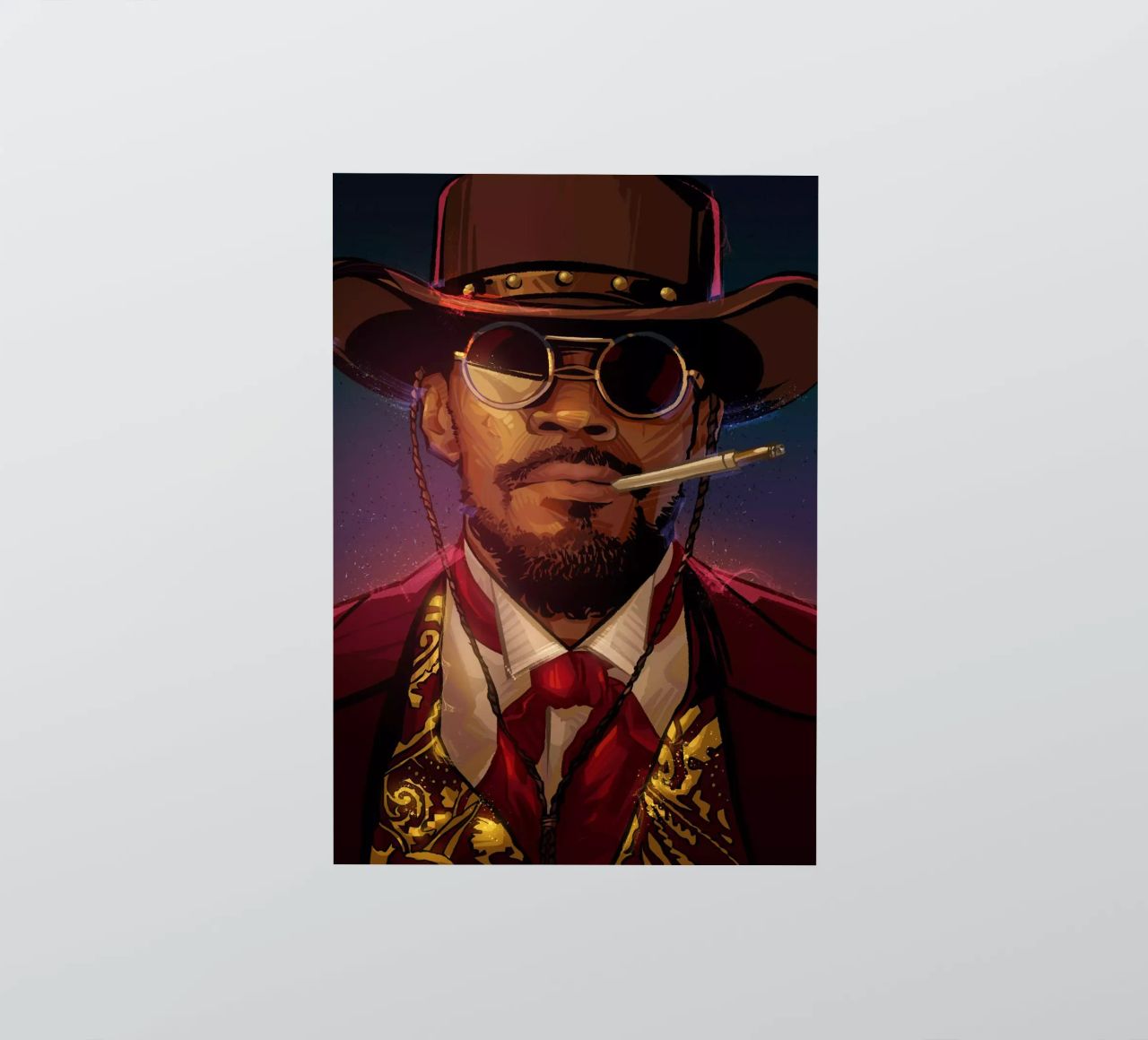 Django Unchained adesivo da nabakumov