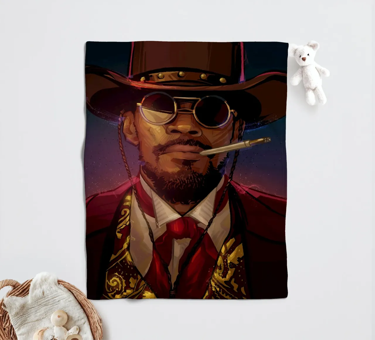 Django Unchained Fleecedecke von nabakumov