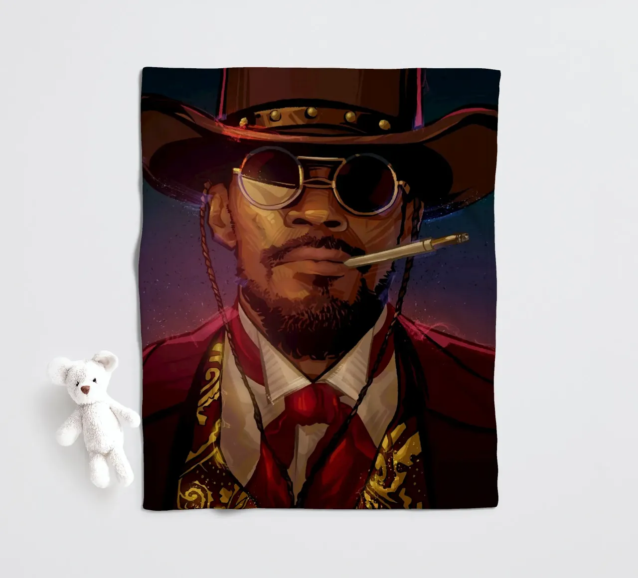 Django Unchained Fleecedecke von nabakumov