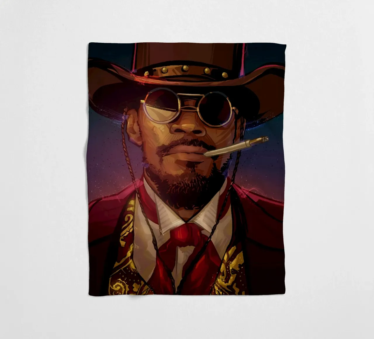 Django Unchained Fleecedecke von nabakumov