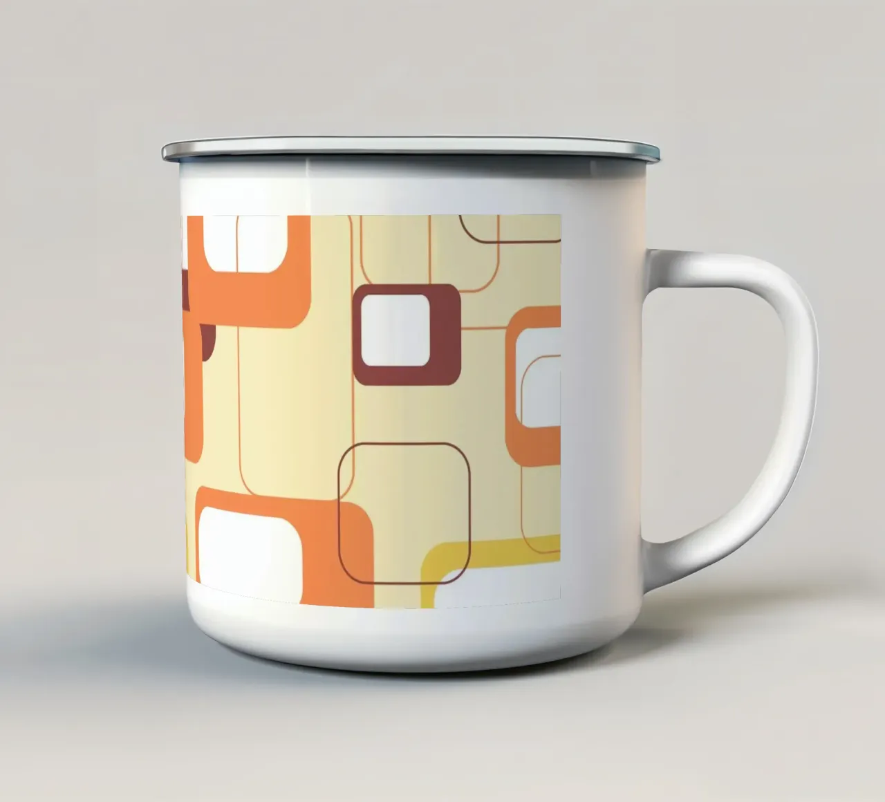 Geometria vintage tazza in smalto da LaylaOzHome