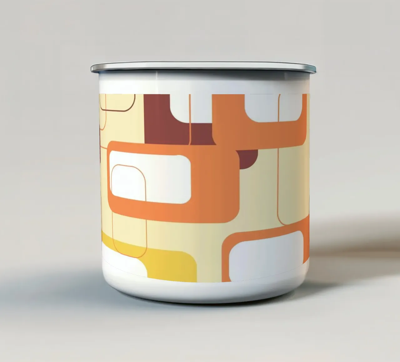 Geometria vintage tazza in smalto da LaylaOzHome