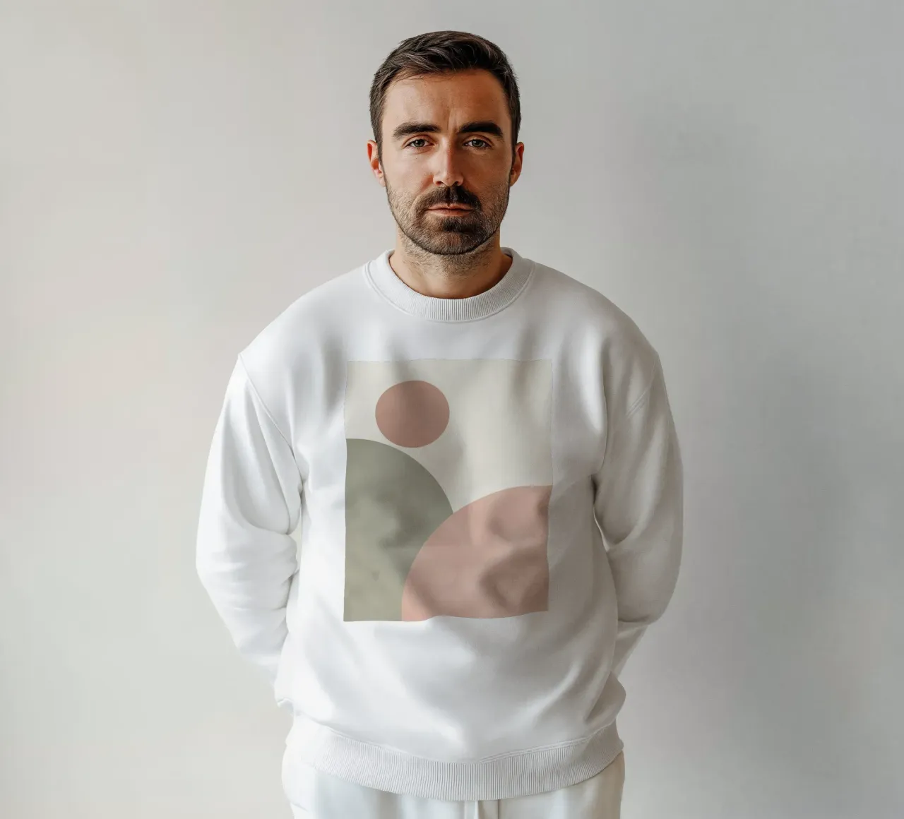 Cerchi astratti in colori pastello felpa da DesignDoodle