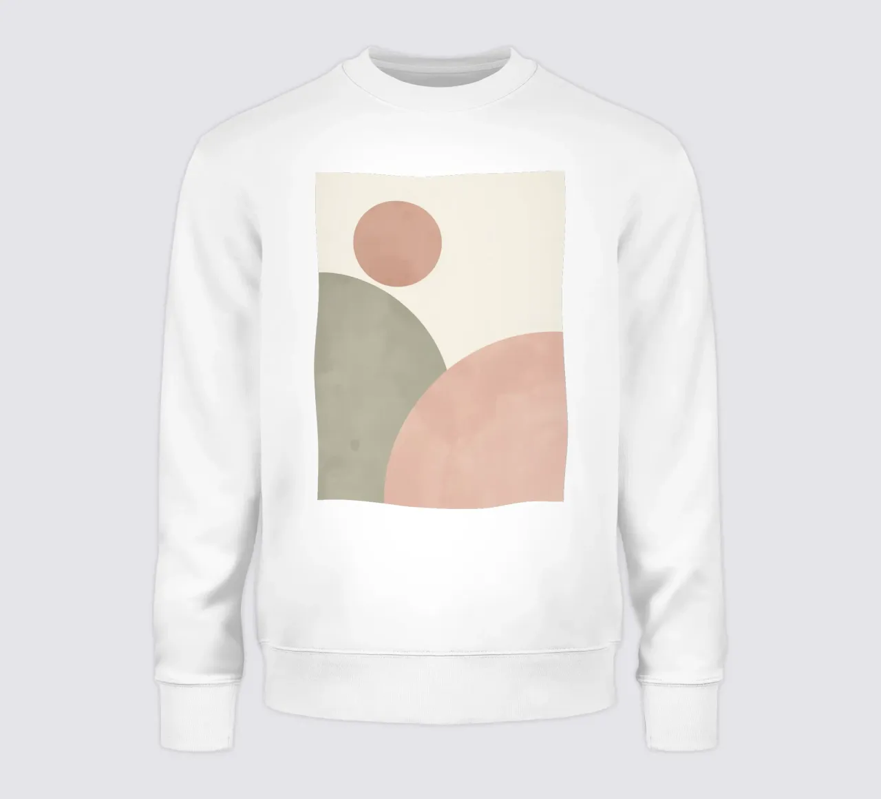 Cerchi astratti in colori pastello felpa da DesignDoodle