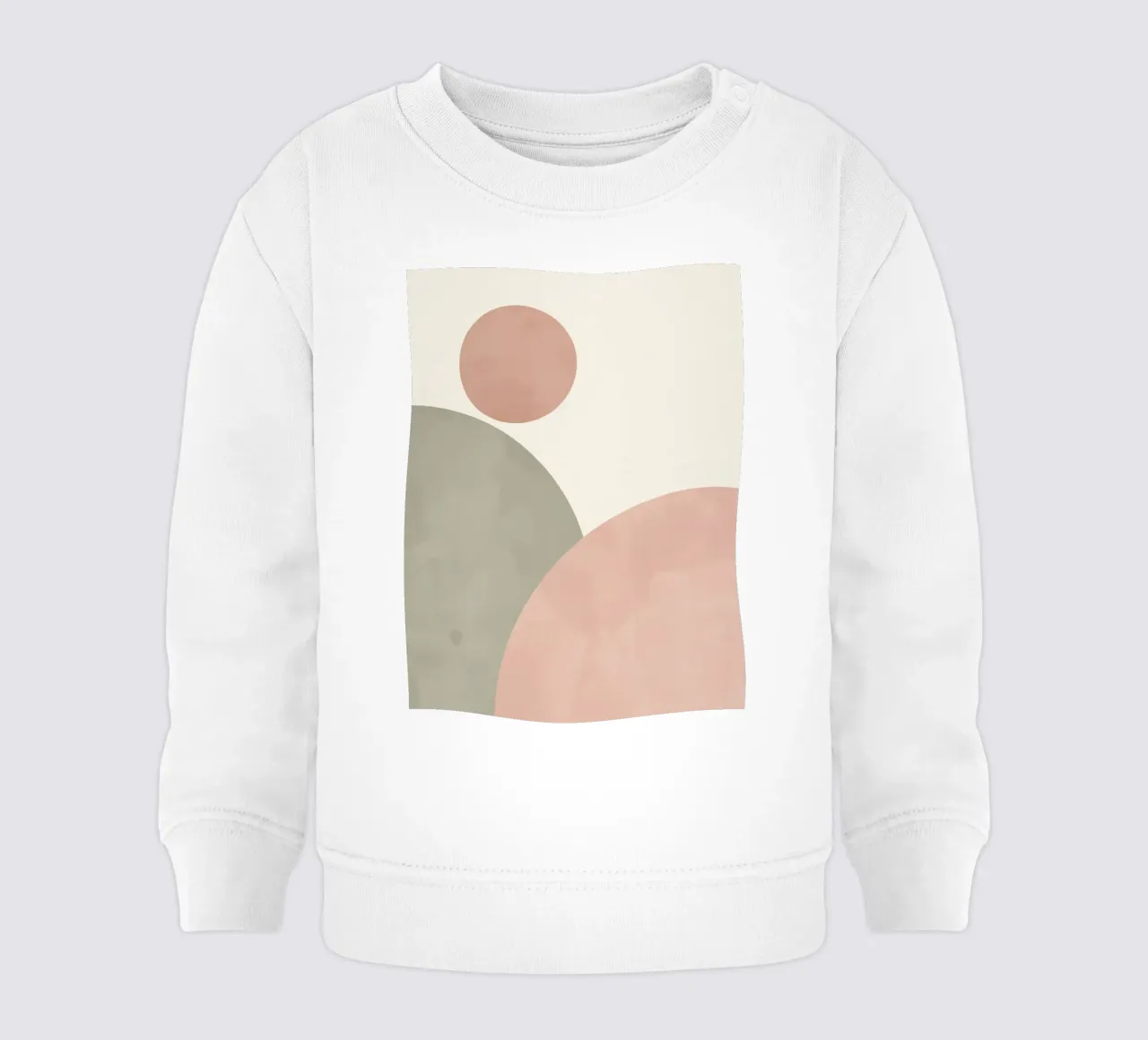 Cerchi astratti in colori pastello felpa neonato da DesignDoodle