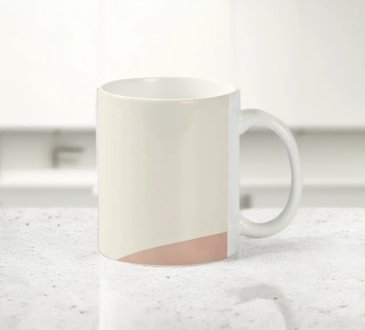 Cerchi astratti in colori pastello tazza in ceramica da DesignDoodle