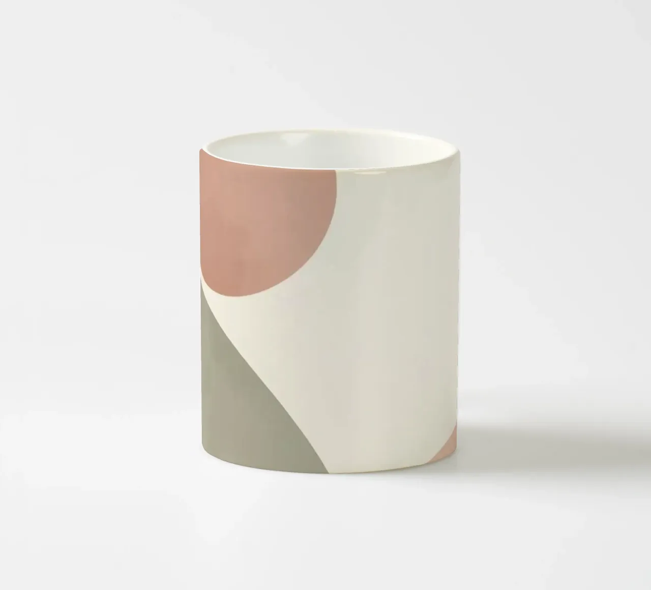 Cerchi astratti in colori pastello tazza in ceramica da DesignDoodle