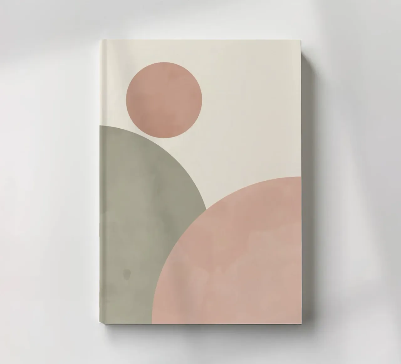 Abstract Circles in Pastel Colors notebook by DesignDoodle