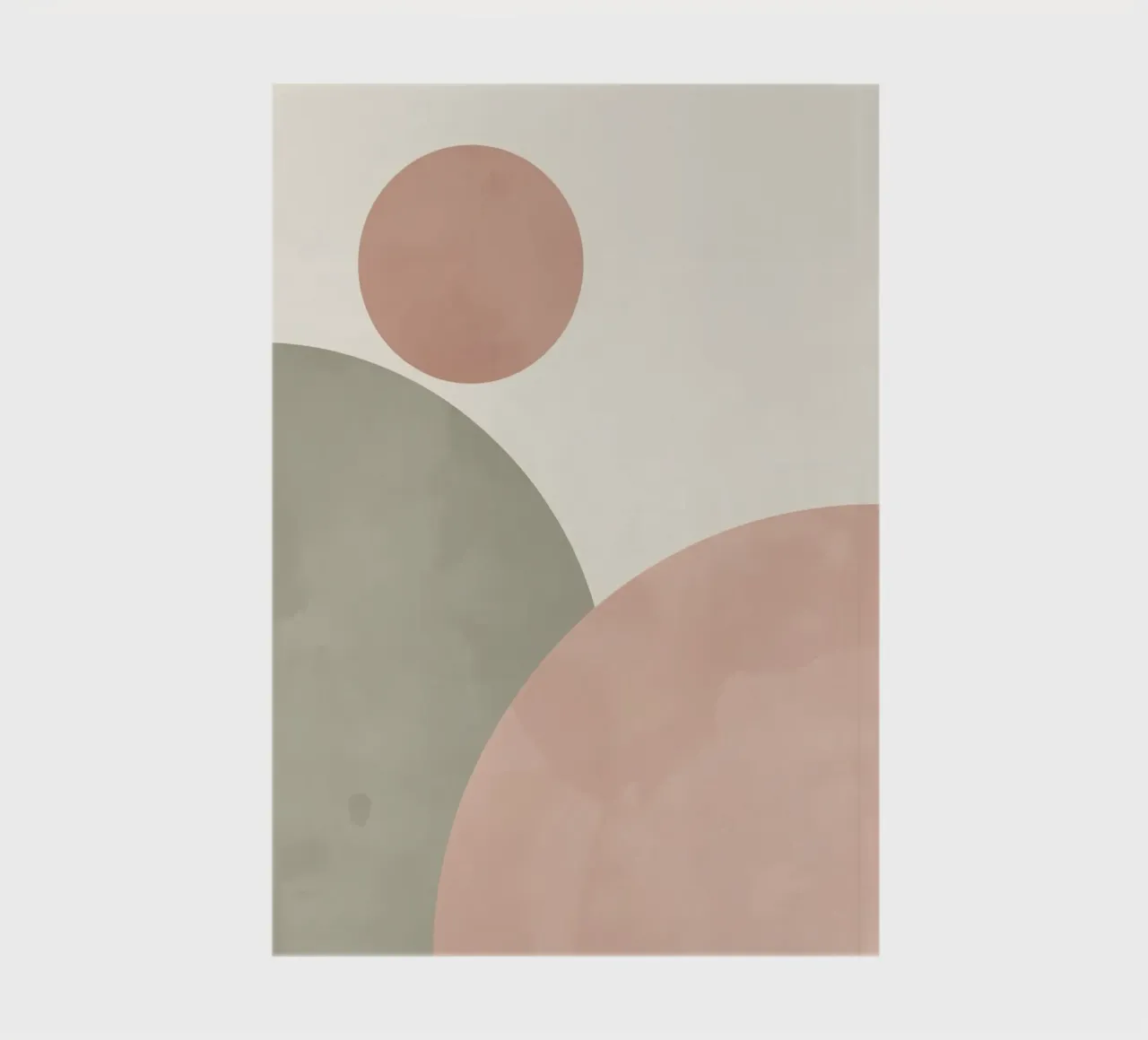 Abstract Circles in Pastel Colors notebook by DesignDoodle