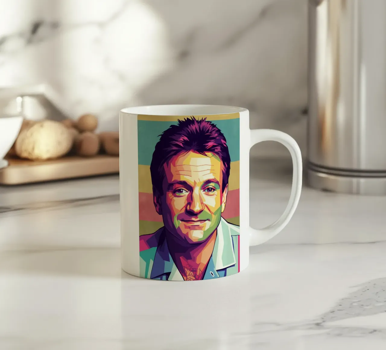 Robin Williams in memoria di tutti tazza in ceramica da Hantamrata