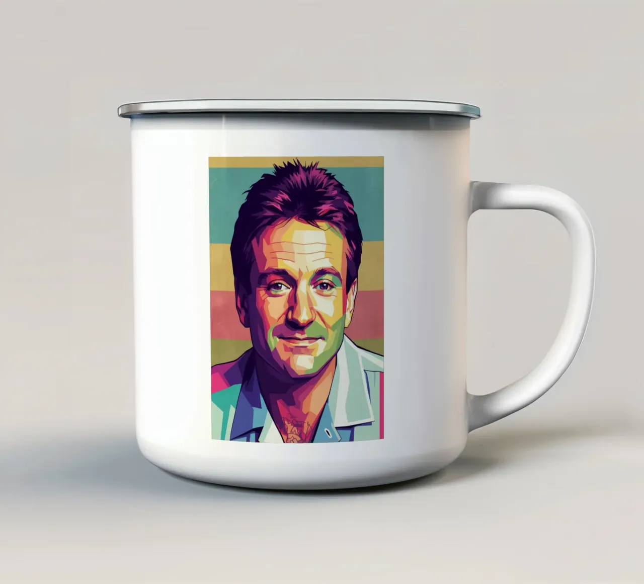 Robin Williams in memoria di tutti tazza in smalto da Hantamrata