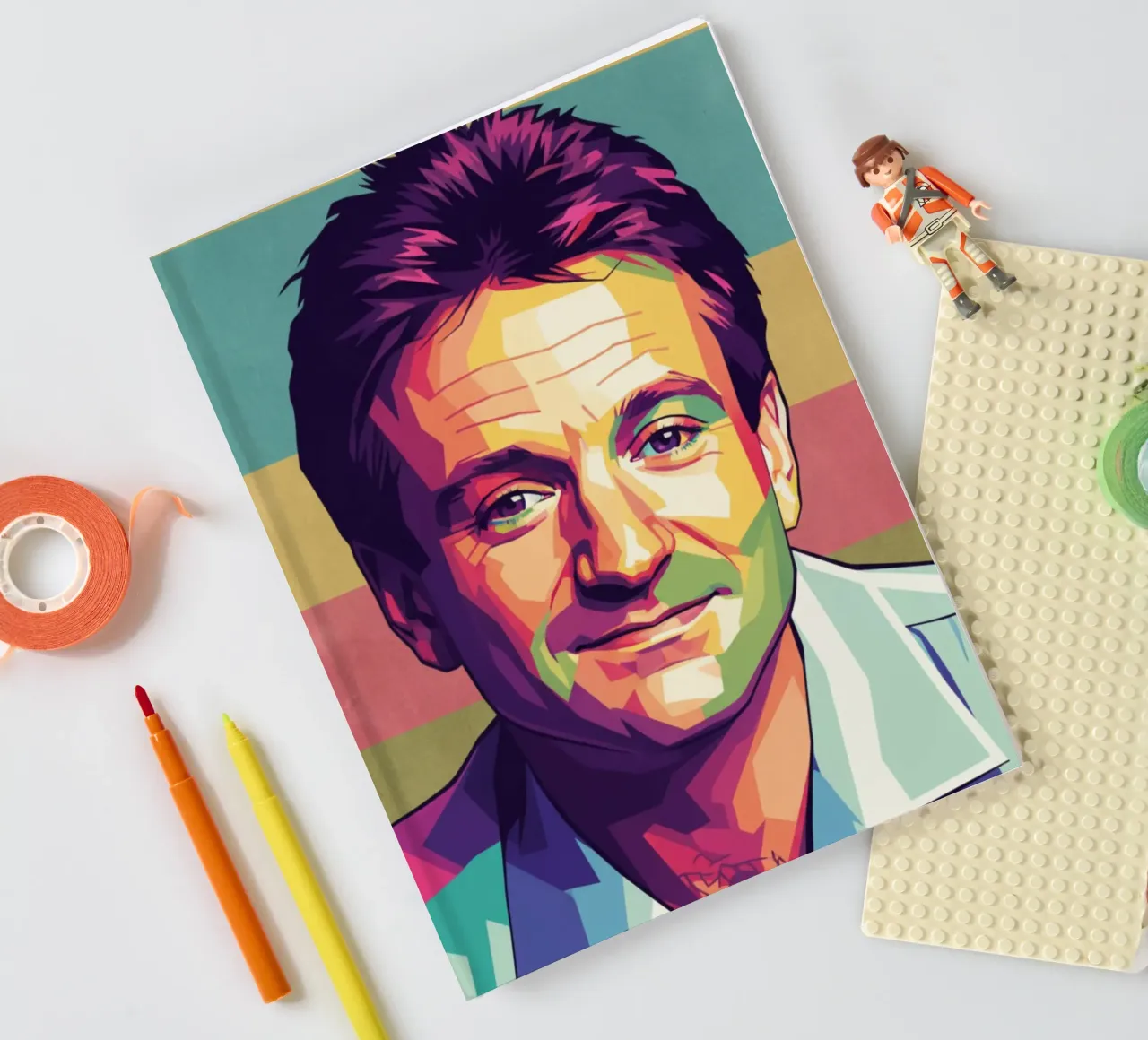 Robin Williams in loving memory notebook by Hantamrata
