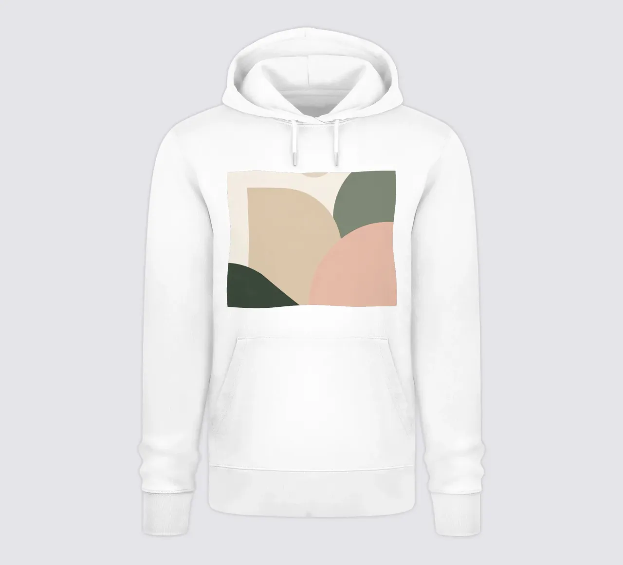 Formas geométricas abstractas con colores apagados sudadera con capucha de DesignDoodle